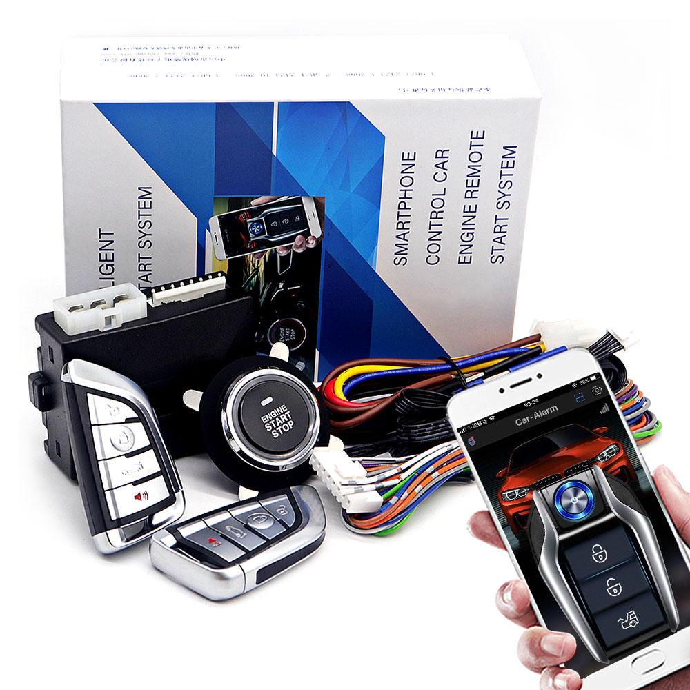 Phone Accessories Kit - Universal Car Alarm Auto Start Stop