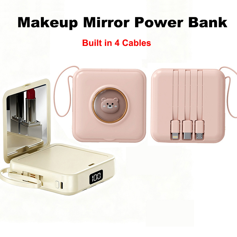 Portable Charger 20000Mah - 20000mAh Mini Power Bank Built in