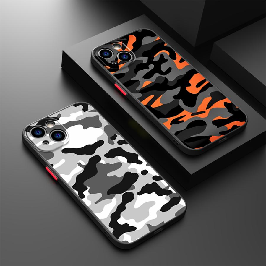 Phone Accessories Logo - Camouflage Pattern Case for iPhone 15