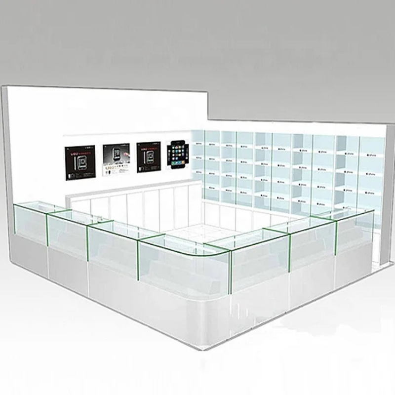 Phone Accessories Shop Design - custom.Mobile Phone Glass Display Showcase Design