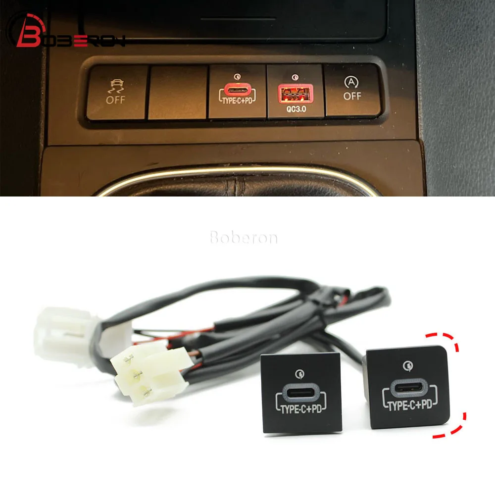 Phone Accessories Types - Car Charger Socket Dual Type C