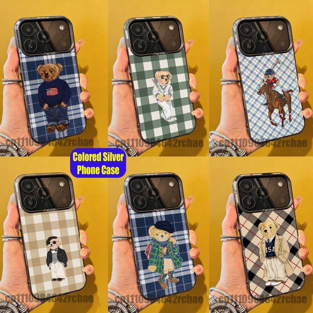 Phone Accessories Logo - For Cartoon P-POLOS Cool Bear Phone