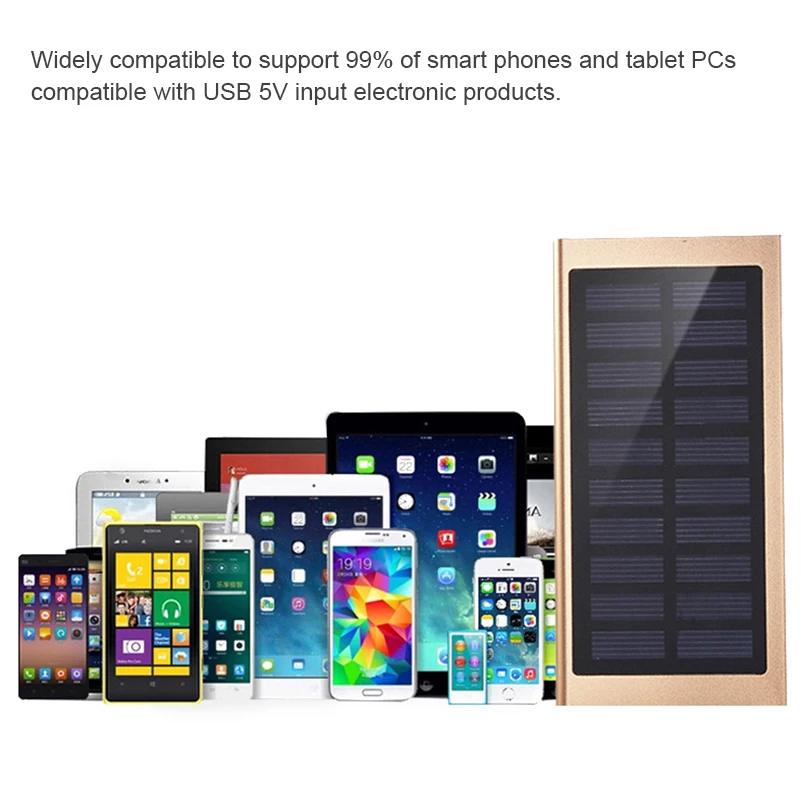 20000mAh Solar Power Bank LED  - Portable Charger 20000Mah ulasan dan harga