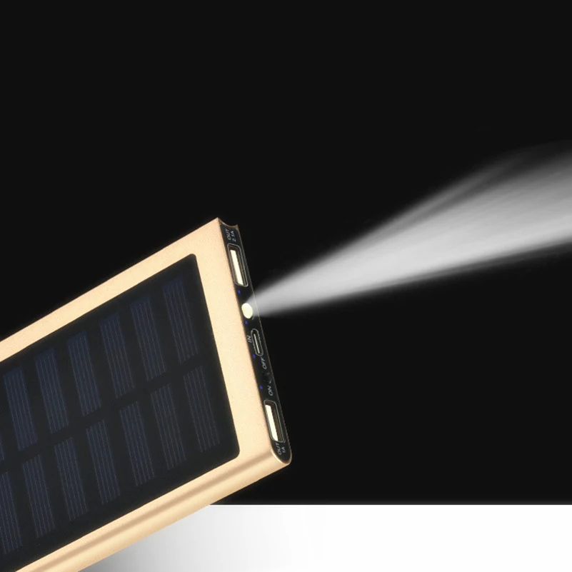 20000mAh Solar Power Bank LED  - Portable Charger 20000Mah ulasan dan harga