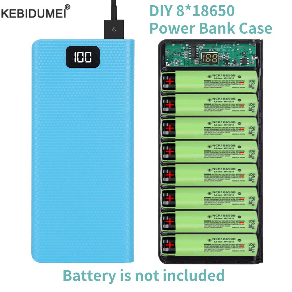 DIY 8*18650 Battery Power Bank - Portable Charger 20000Mah ulasan dan harga