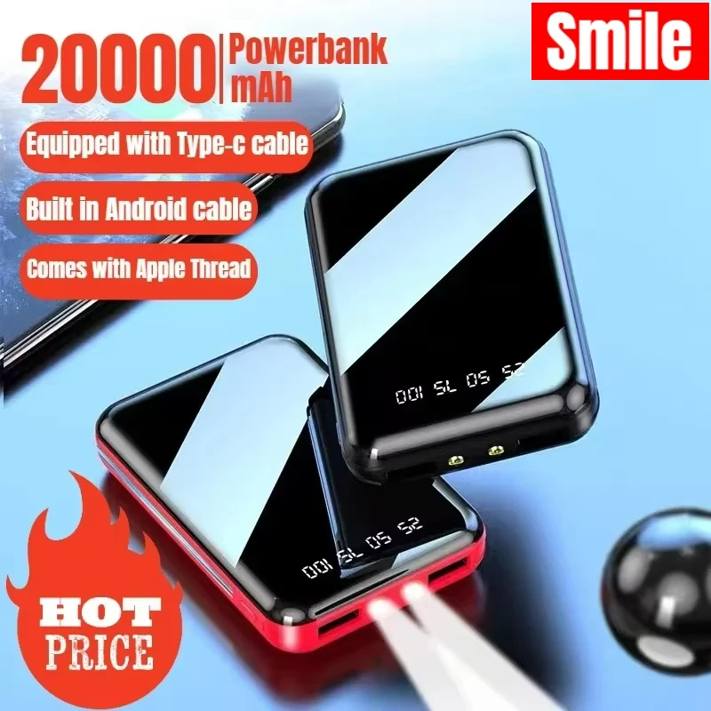 20000mAh Mini Power Bank Porta - Portable Charger 20000Mah ulasan dan harga