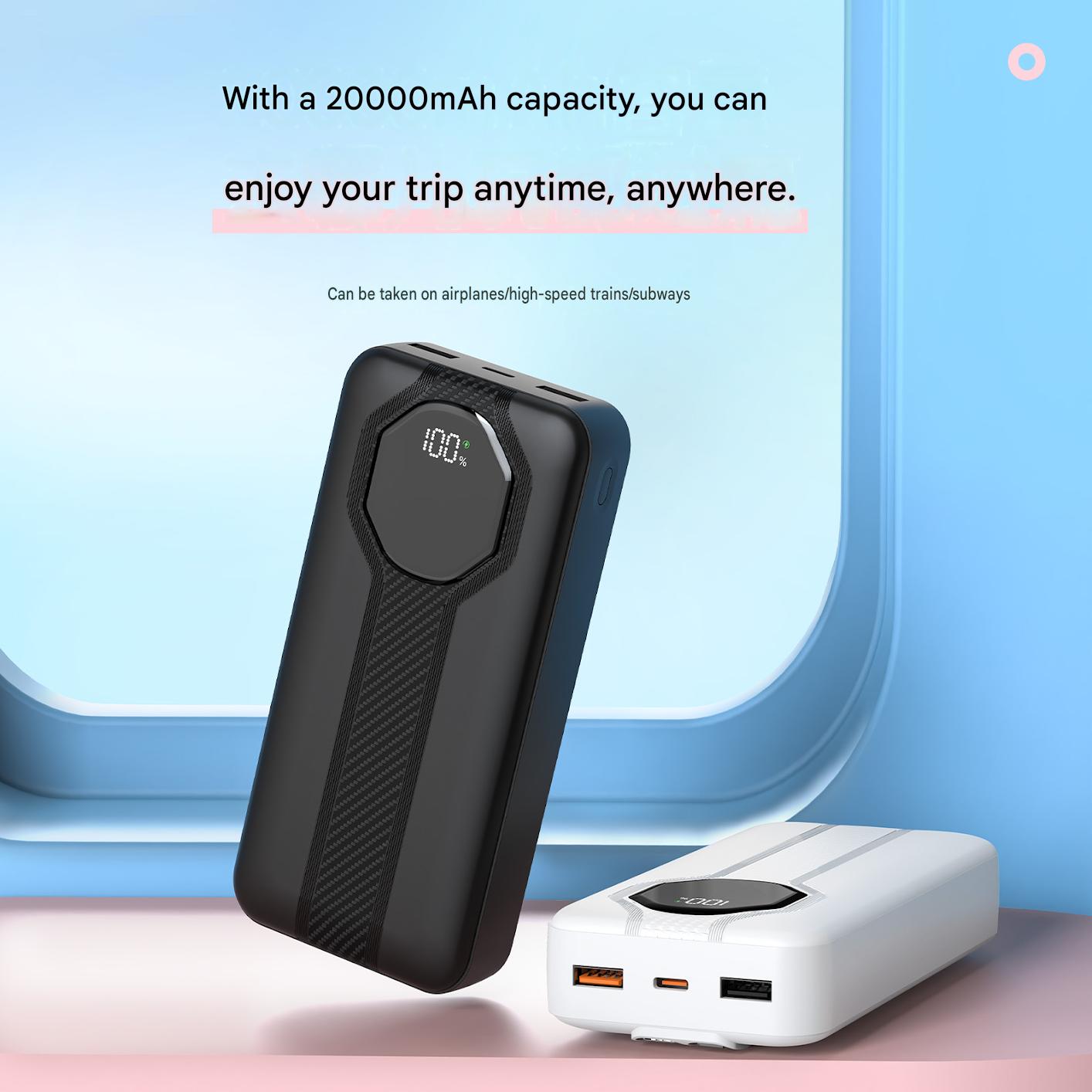 20000mAh Power Bank with Digit - Portable Charger 20000Mah ulasan dan harga