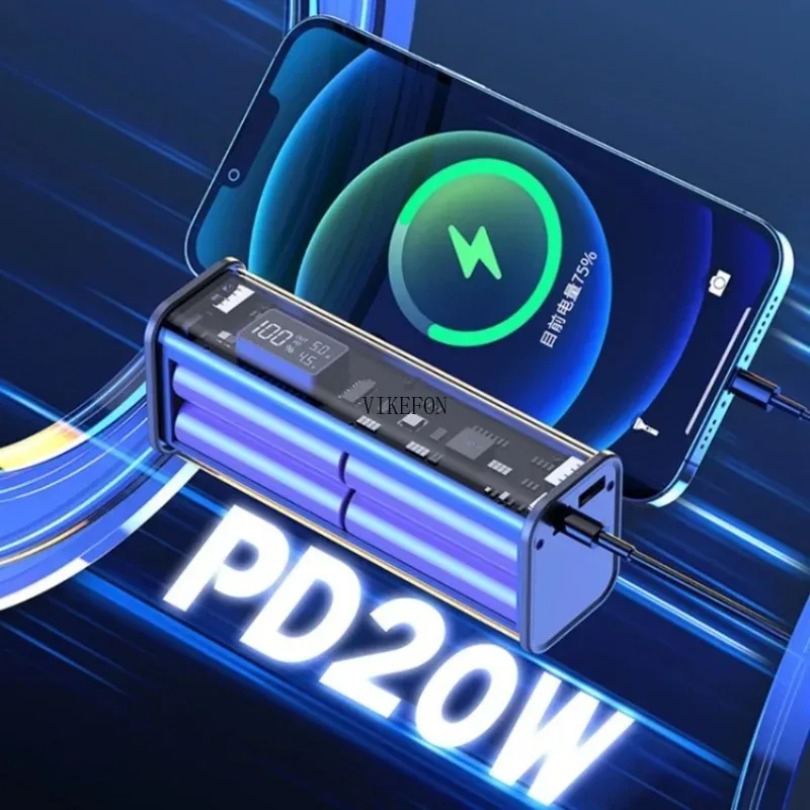 22.5W DIY Battery Charger Case - Portable Charger 20000Mah ulasan dan harga
