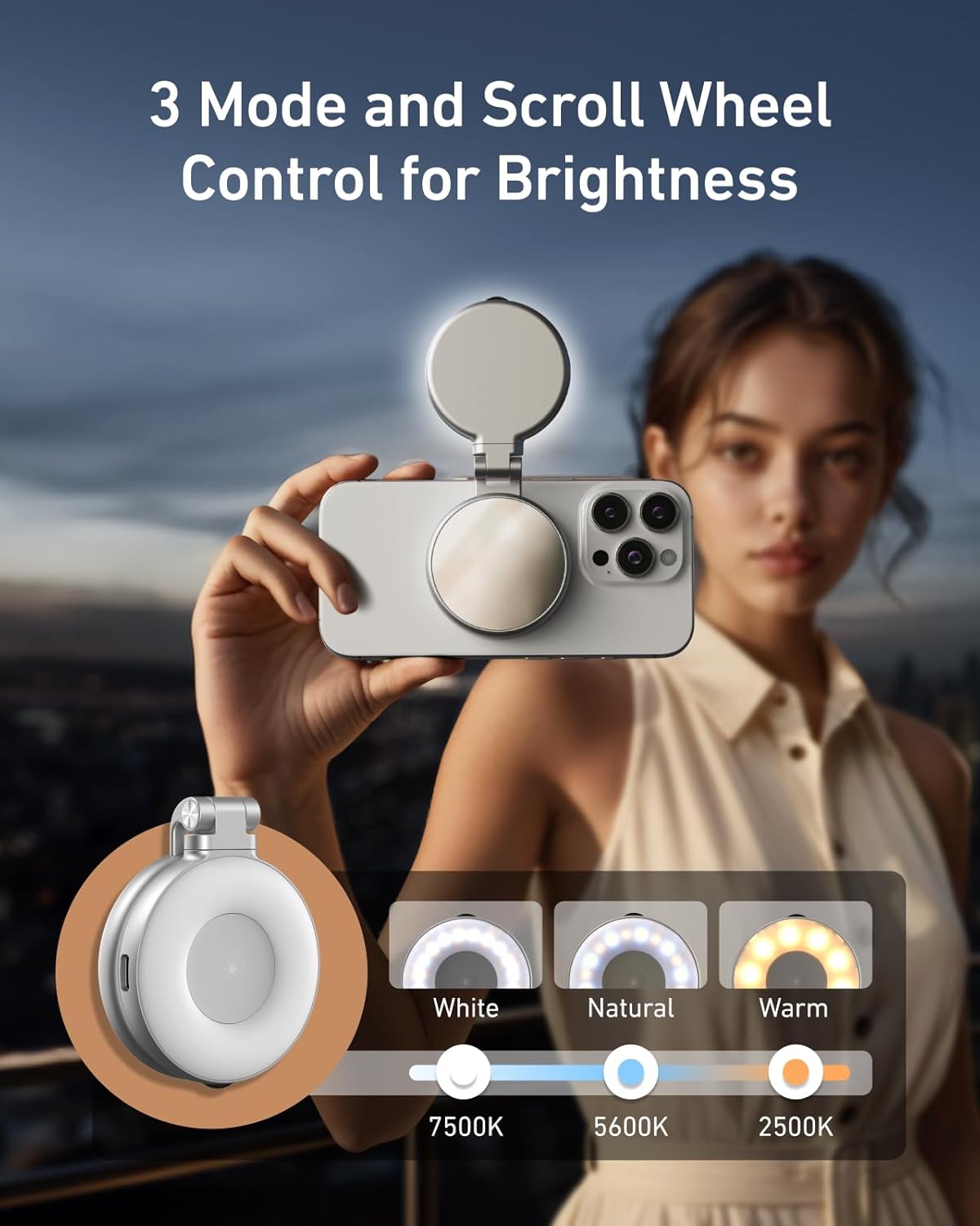 Magnetic Selfie Light Kit Port - Phone Accessories Kit ulasan dan harga