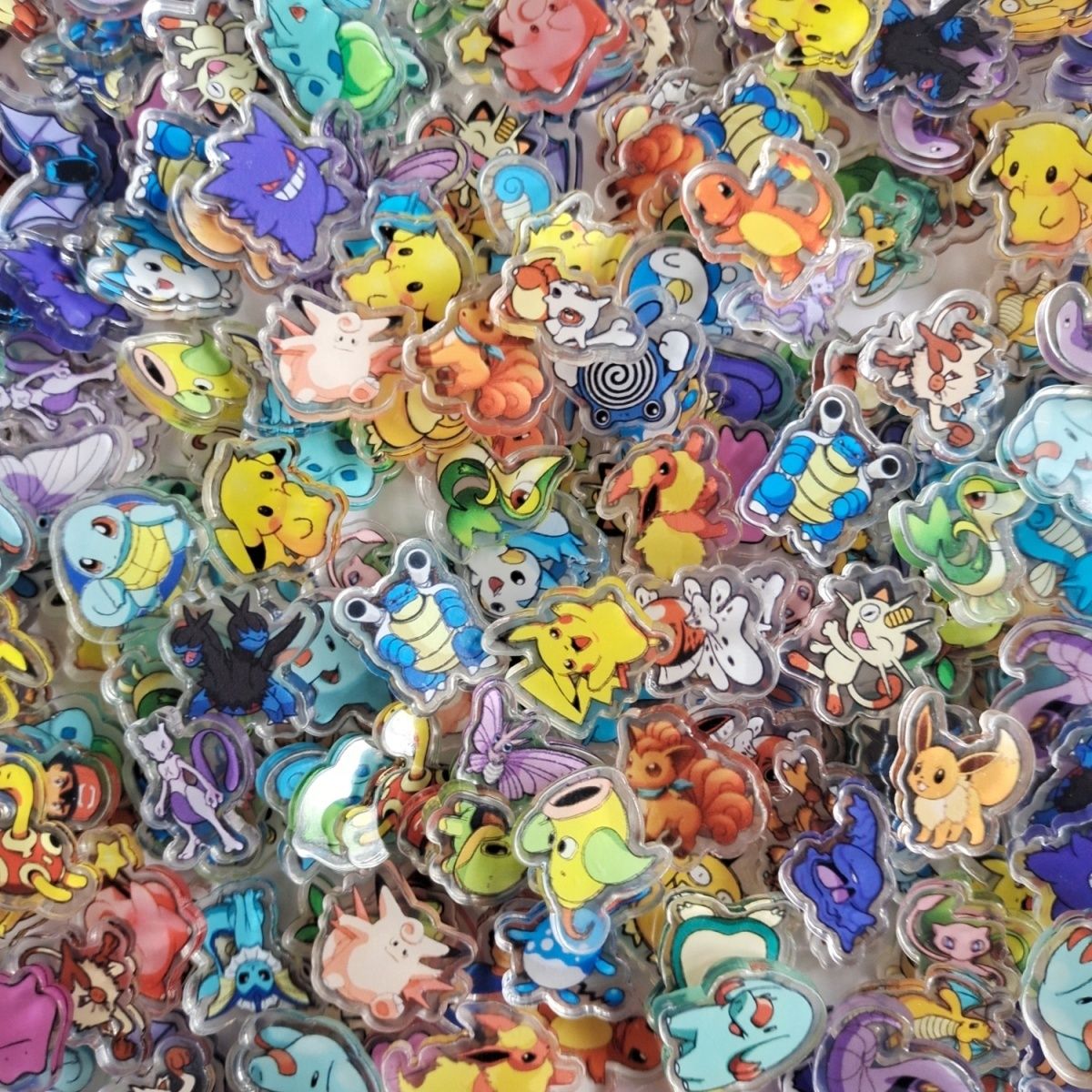 50PCS 3 Types Pocket Monsters  - Phone Accessories Types ulasan dan harga