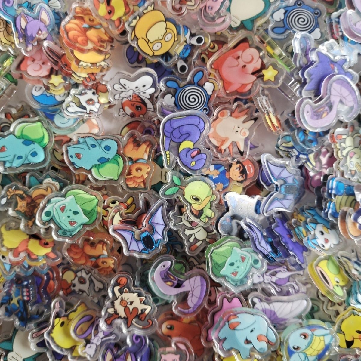 50PCS 3 Types Pocket Monsters  - Phone Accessories Types ulasan dan harga