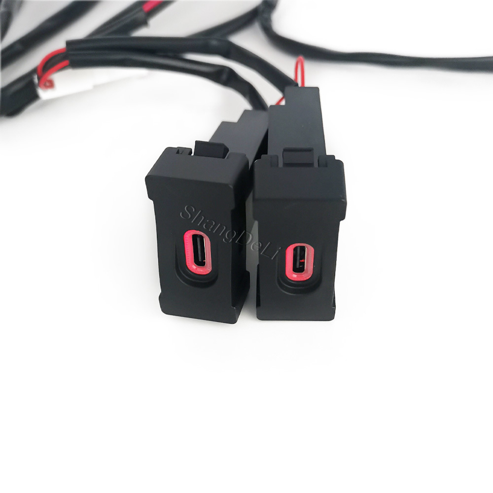 1PC Car Dual Type C PD Chargin - Phone Accessories Types ulasan dan harga