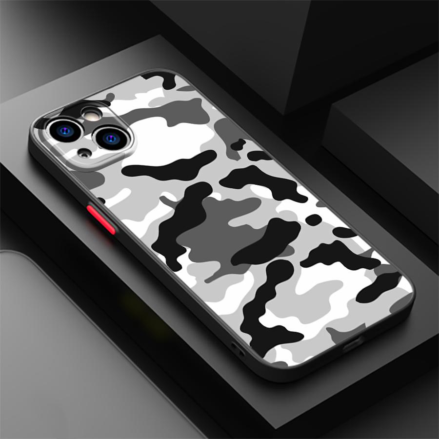Camouflage Pattern Case for iP - Phone Accessories Logo ulasan dan harga