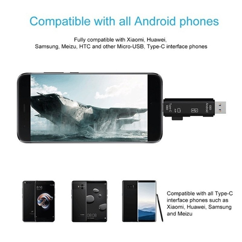 5 in 1 Multifunction Usb 2.0 T - Phone Accessories Types ulasan dan harga