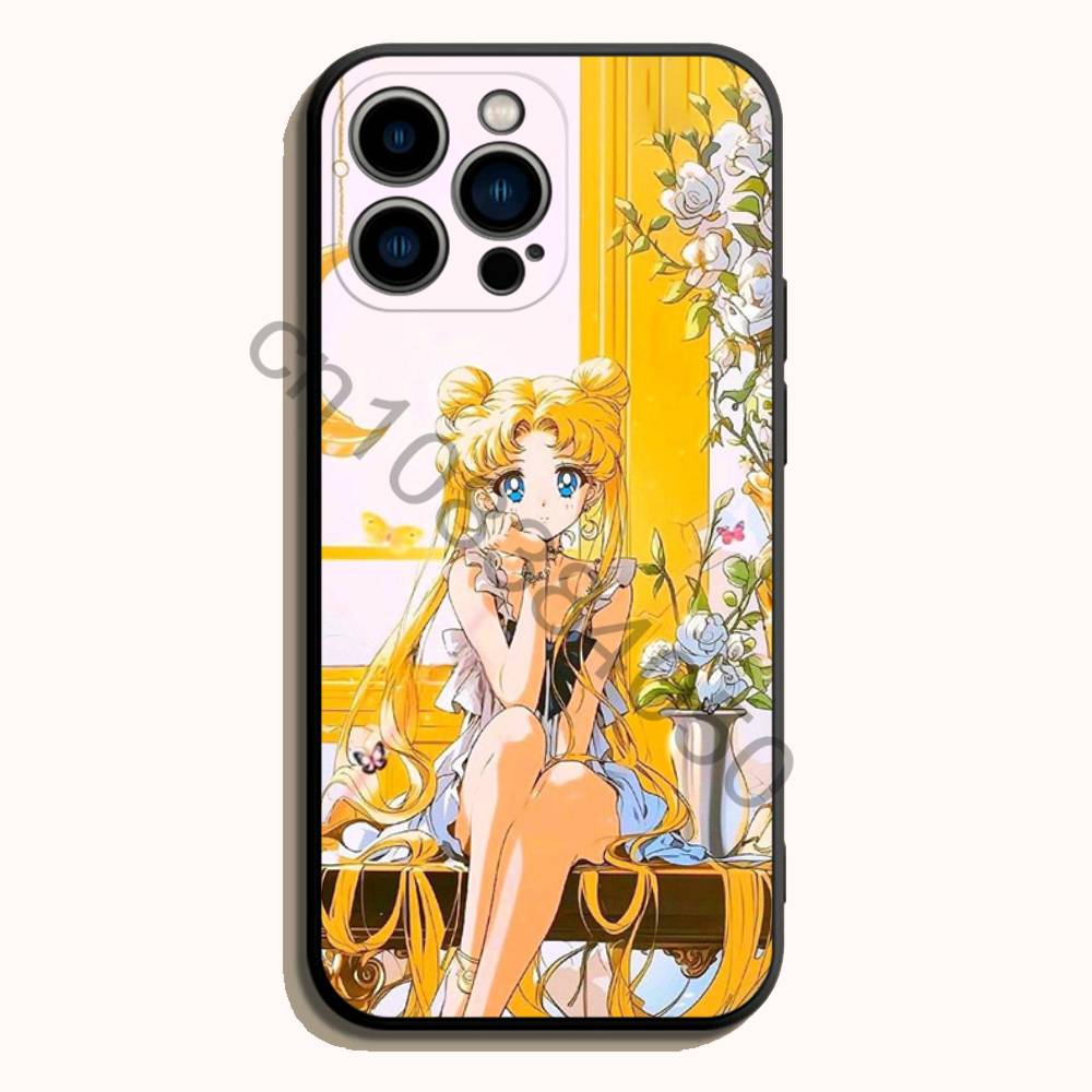 sailor M-moon Black Soft TPU P - Phone Accessories Logo ulasan dan harga