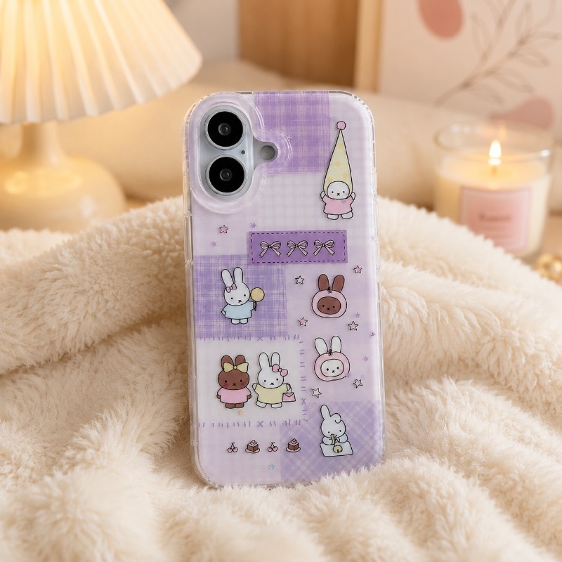 Kawaii Miffy Jelly Phone Case  - Phone Accessories Design ulasan dan harga