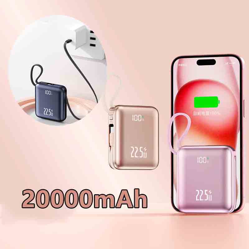 CCC Certificated Mini Cute Pow - Portable Charger 20000Mah ulasan dan harga