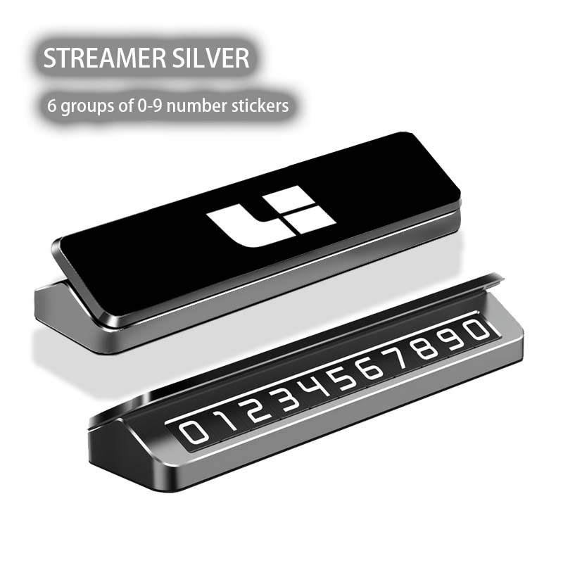 Car Metal Mobile Phone Number  - Phone Accessories Logo ulasan dan harga