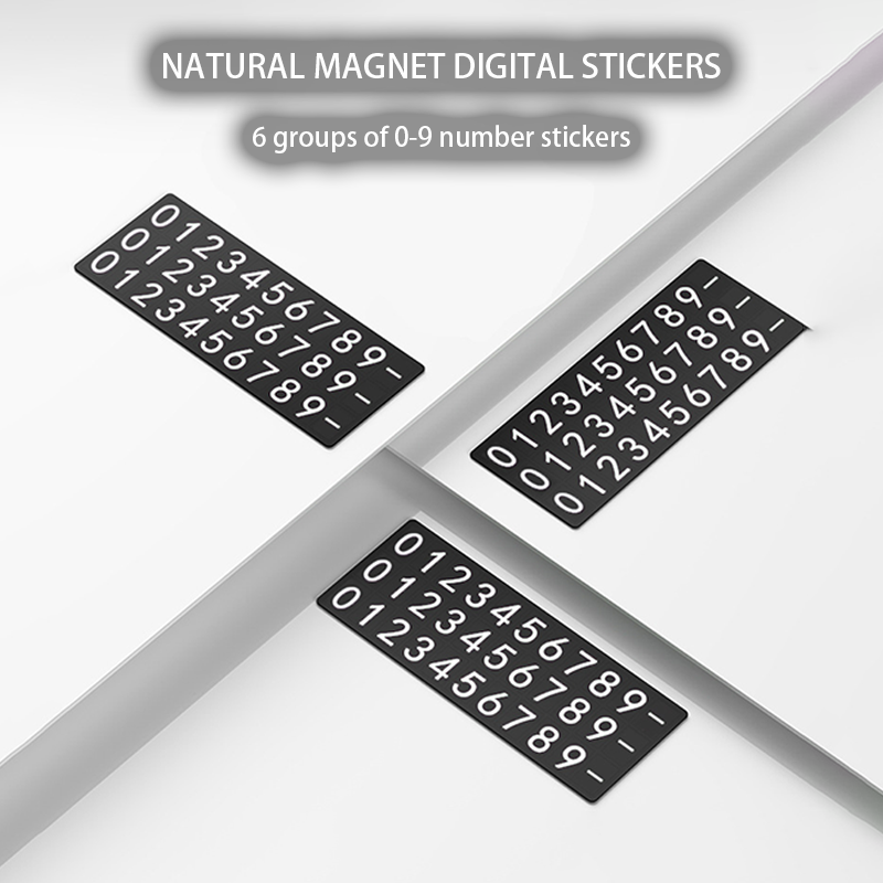 Car Metal Mobile Phone Number  - Phone Accessories Logo ulasan dan harga