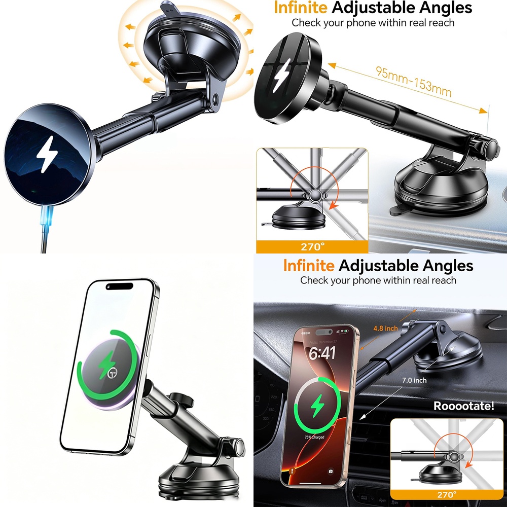New Wireless Car Charger Elect - Phone Accessories Trending Products ulasan dan harga