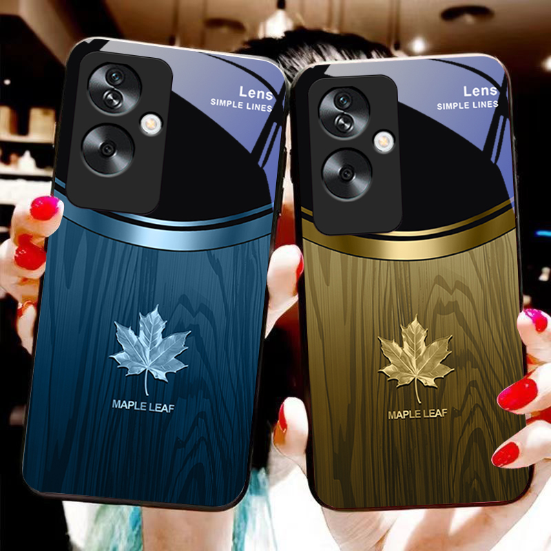 Wood Grain Maple Leaf For Oppo - Realme Note 50 ulasan dan harga