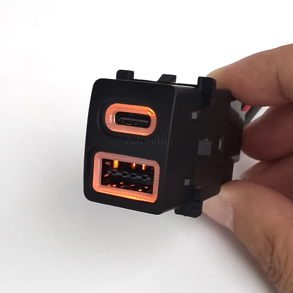 Modified Car USB QC3.0 Type-C  - Phone Accessories Types ulasan dan harga
