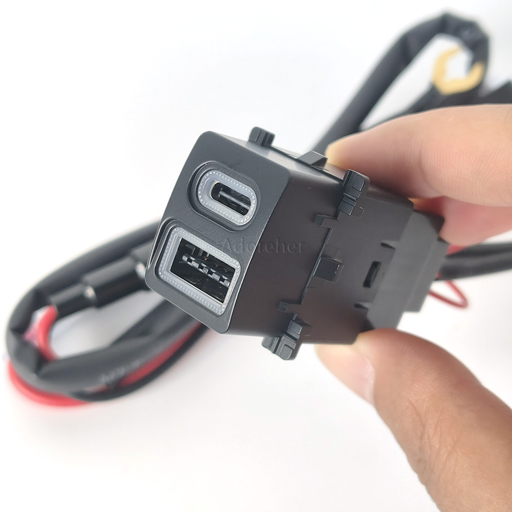 Modified Car USB QC3.0 Type-C  - Phone Accessories Types ulasan dan harga