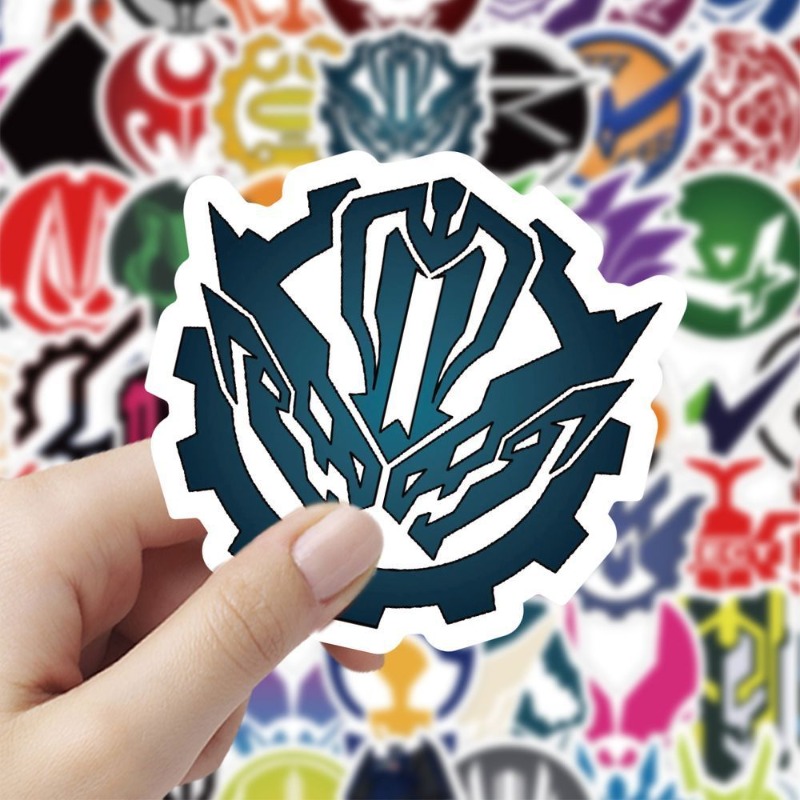 60 Sheets Kamen Rider Logo Sti - Phone Accessories Logo ulasan dan harga